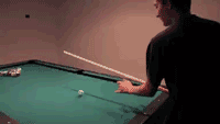 Perfect pool break…