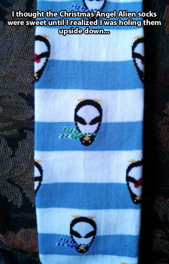 Alien socks…