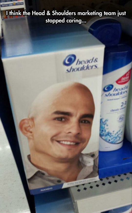 Baldies Need Shampoo Too