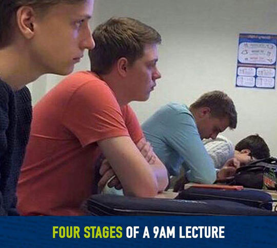 The Four Stages Of A Lecture.
