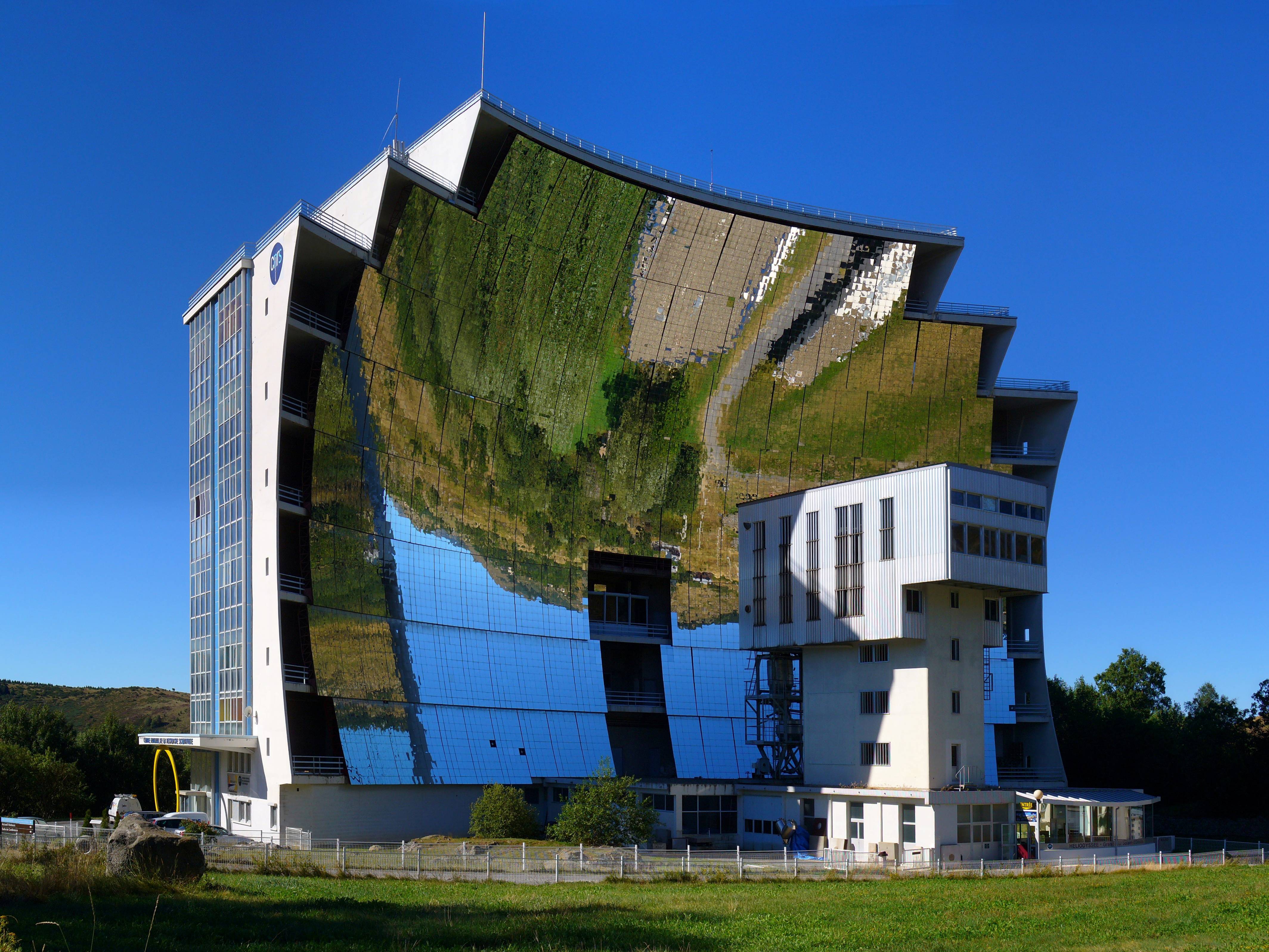 Solar furnace.